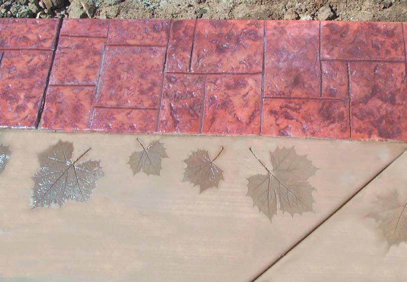 Stamped Concrete and Its... Coats of Many Colors | Concrete Decor