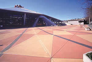 Disney World colored Concrete