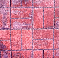 Imprinted with the Lithotex Brick-Basketweave