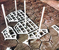 Aluminum Stamps from Lasting Impressions In Concrete