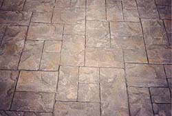 stamped sample