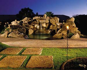 stamped patio