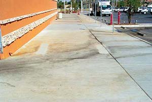 Mainting Concrete - Sidewalk