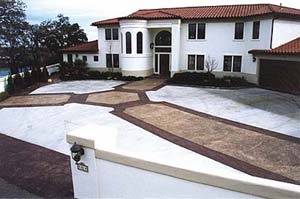 Decorative Concrete Drive