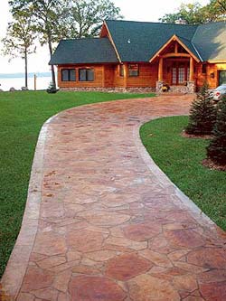 Decorative Concrete Drive