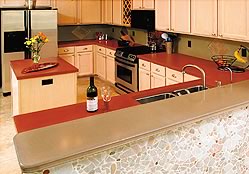 <reinforcement system for concrete countertops>