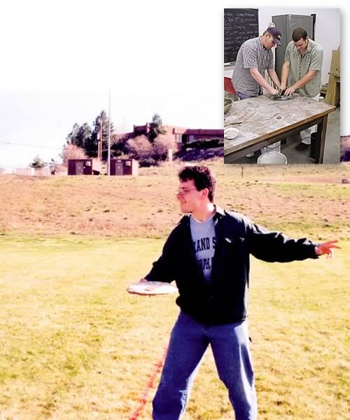 Oregon Institute of Technolog. Concrete Frisbee