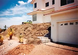 <concrete rocks>