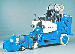 Blastrac Ride-On Concrete Scraper