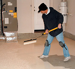 Versatile Liquid Granite Chip Flooring System