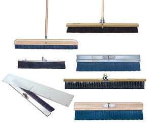 Variety of Concrete Brooms