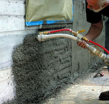 QuikShot Vertical Mix Shotcrete Machine