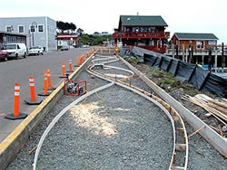 Bandon Boardwalk Conctruction