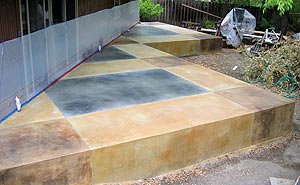 Brian Vacari, the Concrete Colorist, Patio