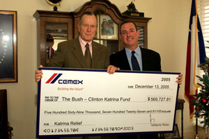 George Bush, Bill Clinton Katring Relief Fund