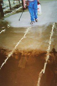 Applying Concrete Sealer