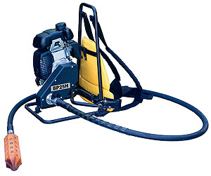 STOW Lightweight Backpack concrete vibrator
