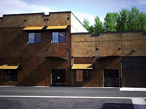 Vertical Concrete Staining