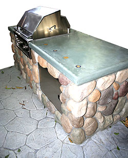 Doug Carlton, Concrete Counter top BBQ
