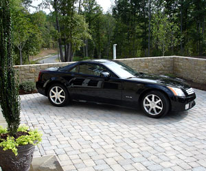 concrete driveway