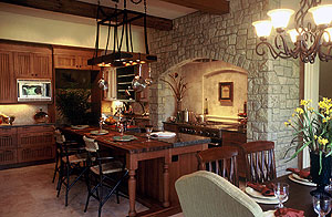concrete in the kitchen