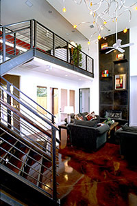 Acanthus Concrete Stain Designs