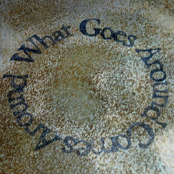 Decorative Concrete Floor Design from Shellie Rigsby