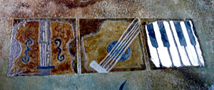 Decorative Concrete Floor Design from Shellie Rigsby