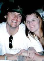 Mike Moncrieff with wife Tara