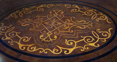 Modello Stencil and Colormaker Floor Stains
