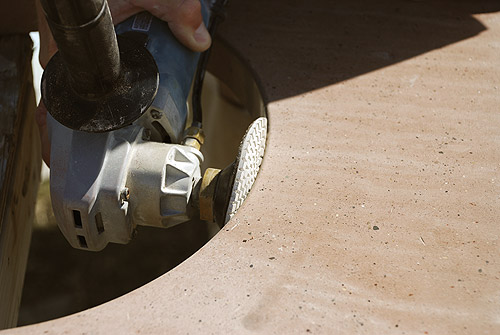 Counctertop Sink and Edge Fabrication