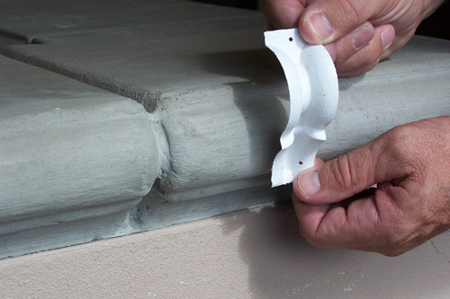 Stegmeier wall cap and pool edge forms