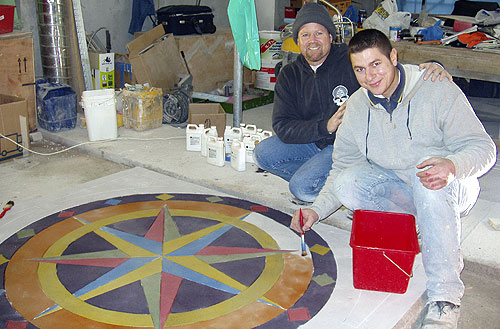 Decorative Concrete Institute Training in Greece