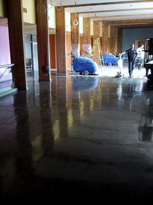 polishing concrete