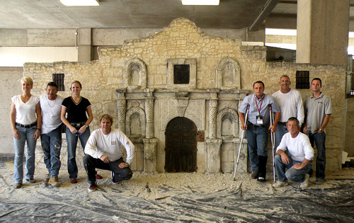 Conference attendees build an Alamo to remember