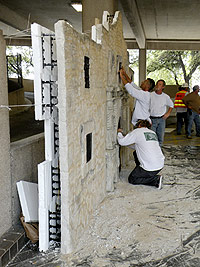 Conference attendees build an Alamo to remember