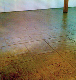 Colored Sealer with a Shine