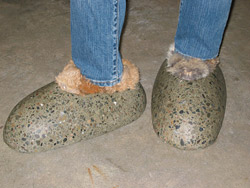 concrete shoes slippers