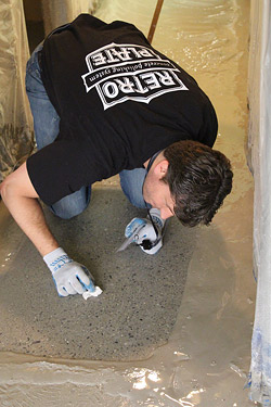 RetroPlate Concrete Polishing System - RetroPlate Concrete Polishing System (www.retroplatesystem.com) was among the first in the industry to combine diamond grinding and polishing with a one-application densifying sealer that proponents say never needs to be reapplied.