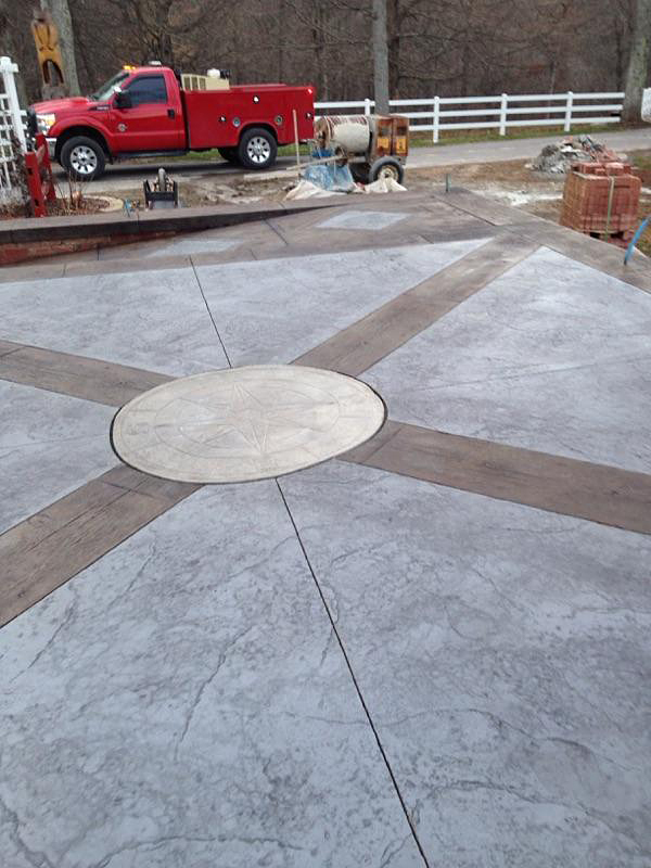 Stamped Concrete - Second Runner-up Lindsey Concrete Construction, Solsberry, Indiana Patio project