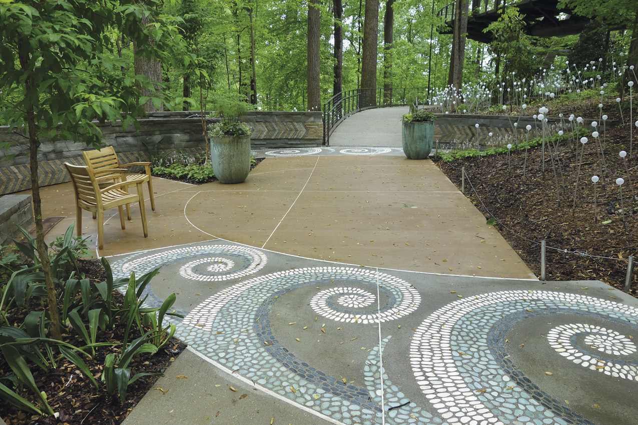 T.B. Penick & Sons, San Diego, California, won the best overall project WOW! Award for the Atlanta Botanical Garden.
