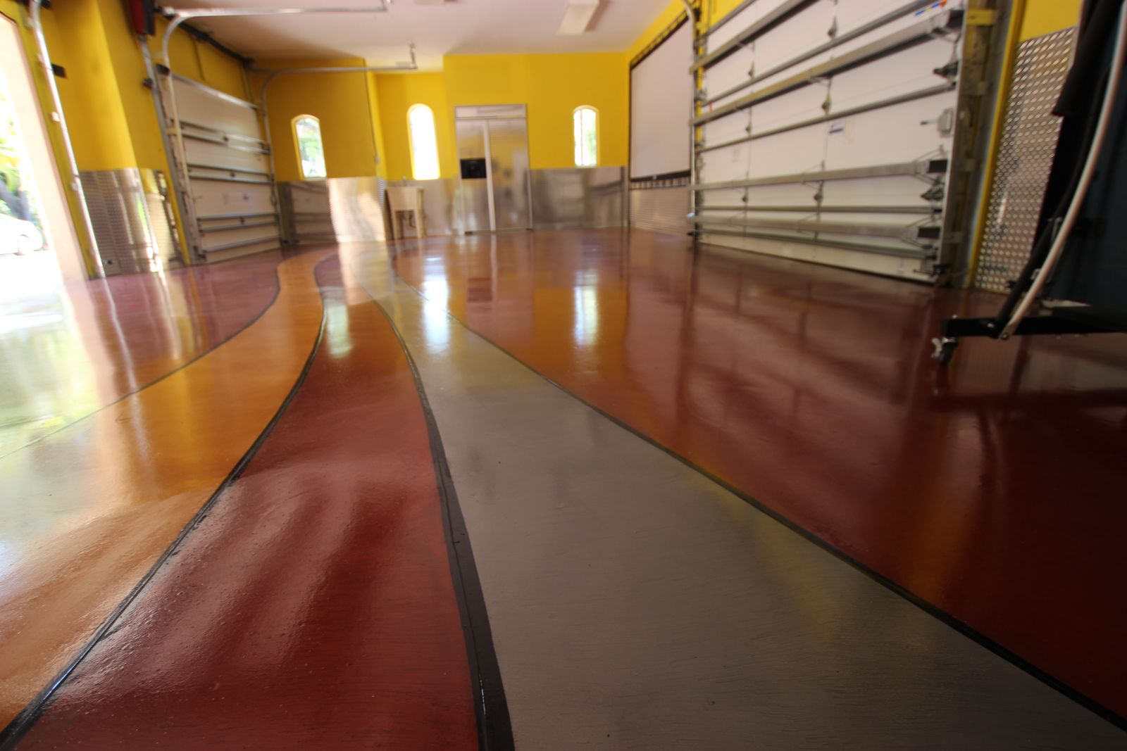 Vanilla Ice Project garage floor