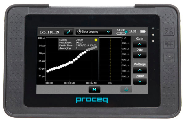 Proceq introduces Area Scan and Data Logging for Pundit PL-2 series