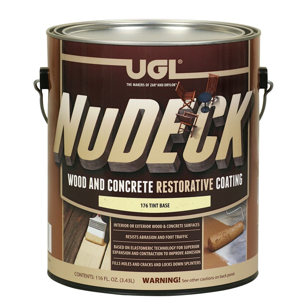 United Gilsonite Laboratory introduced NuDECK, a coating designed to renew damaged concrete and wood decking surfaces, at World of Concrete 2015.