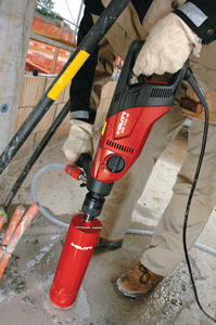 Hand-held coring system