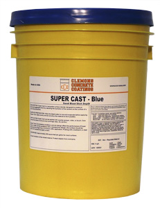 Super Cast in blue from Clemons Concrete Coatings