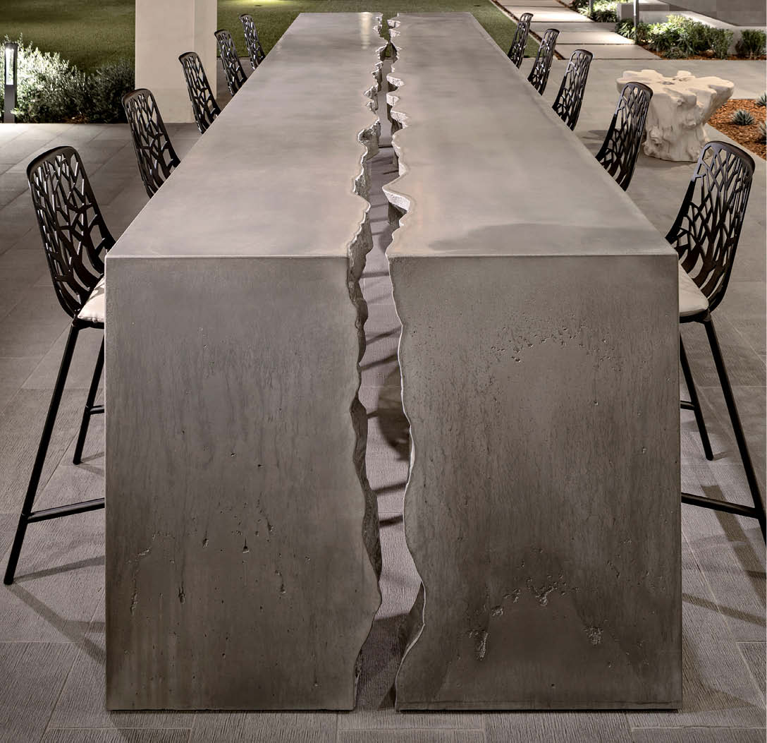 Tip-Top Concrete Tables and Counters | Concrete Decor