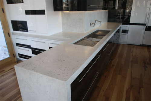 Cast In Place Concrete Countertop That Looks Like Precast