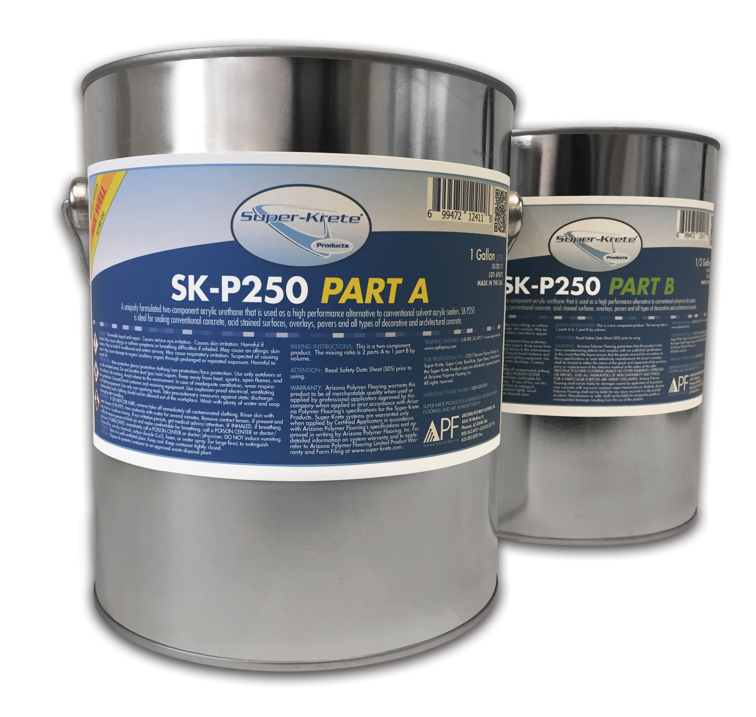 As a primer, SK-P250 is formulated with a superior adhesion promoter, allowing it to adhere to properly prepared cementitious and select masonry surfaces. Unlike other polyurethanes, SK-P250 bonds tenaciously to cementitious and select masonry substrates.