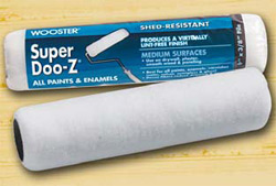 The Super Doo- Z roller covers feature shed-resistant fabric. Other features: